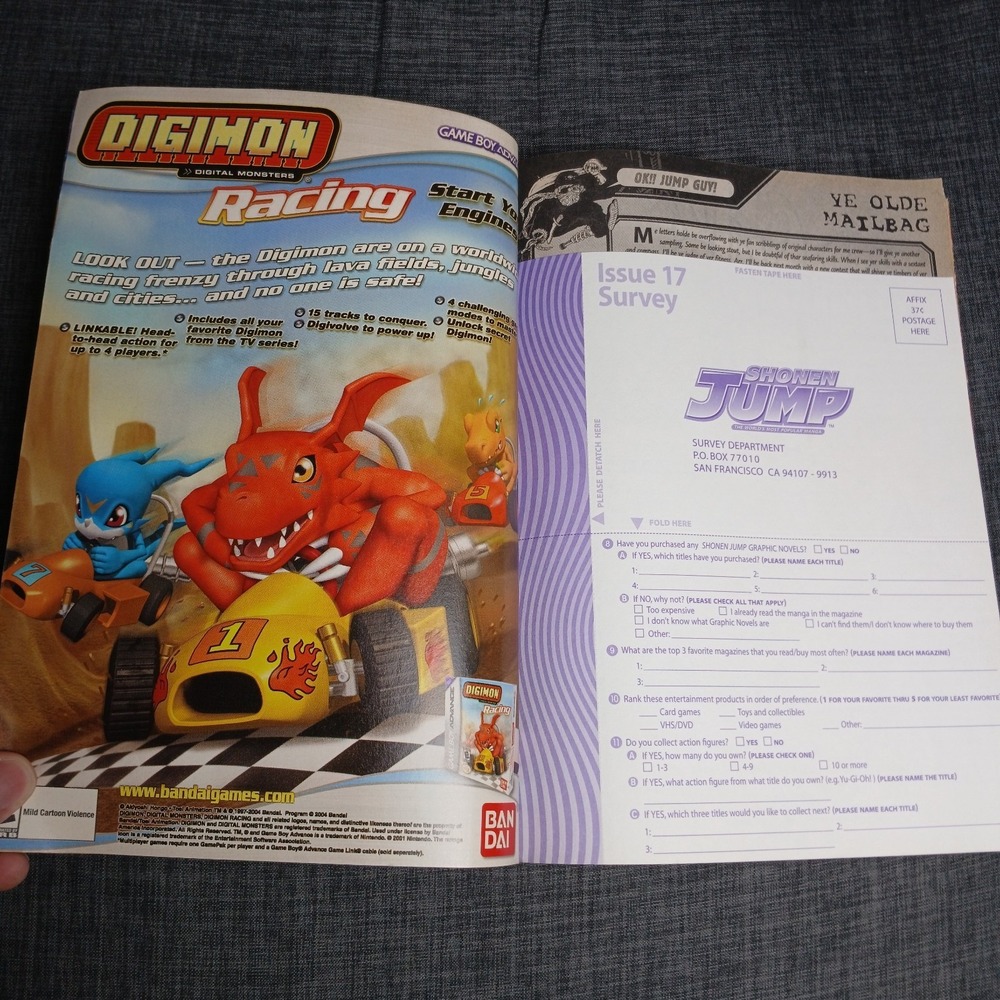 Shonen Jump Magazine May 2004 Vol. 2 Issue 5 #17 (No Card) Poster Dragon Ball-TA - Picture 10 of 10